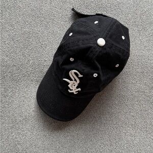 MLB Black and White Baseball Cap